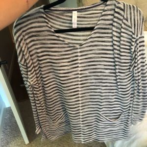 striped light sweater